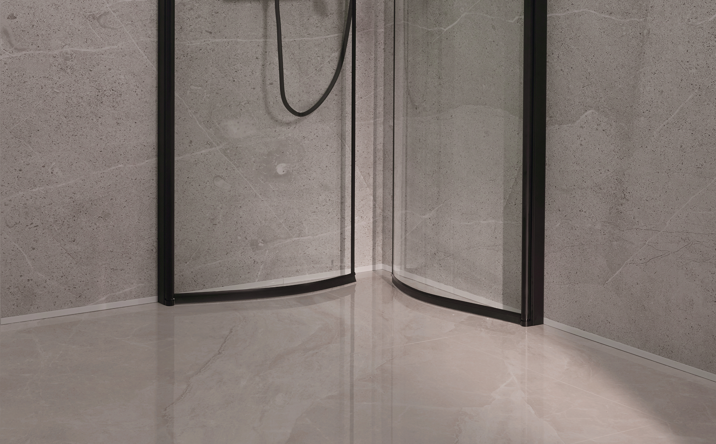 Folding shower door innovation